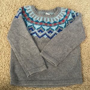 Tea warm gray sweater